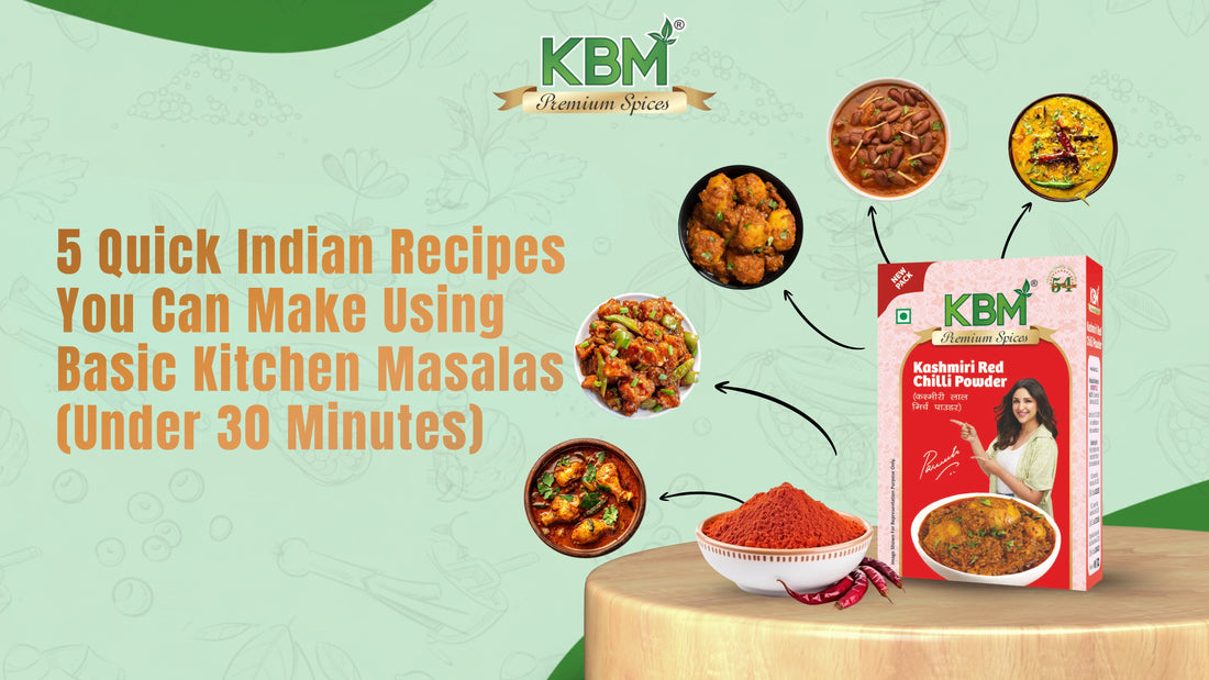 5 Quick Indian Recipes You Can Make Using Basic Kitchen Masalas (Under 30 Minutes)